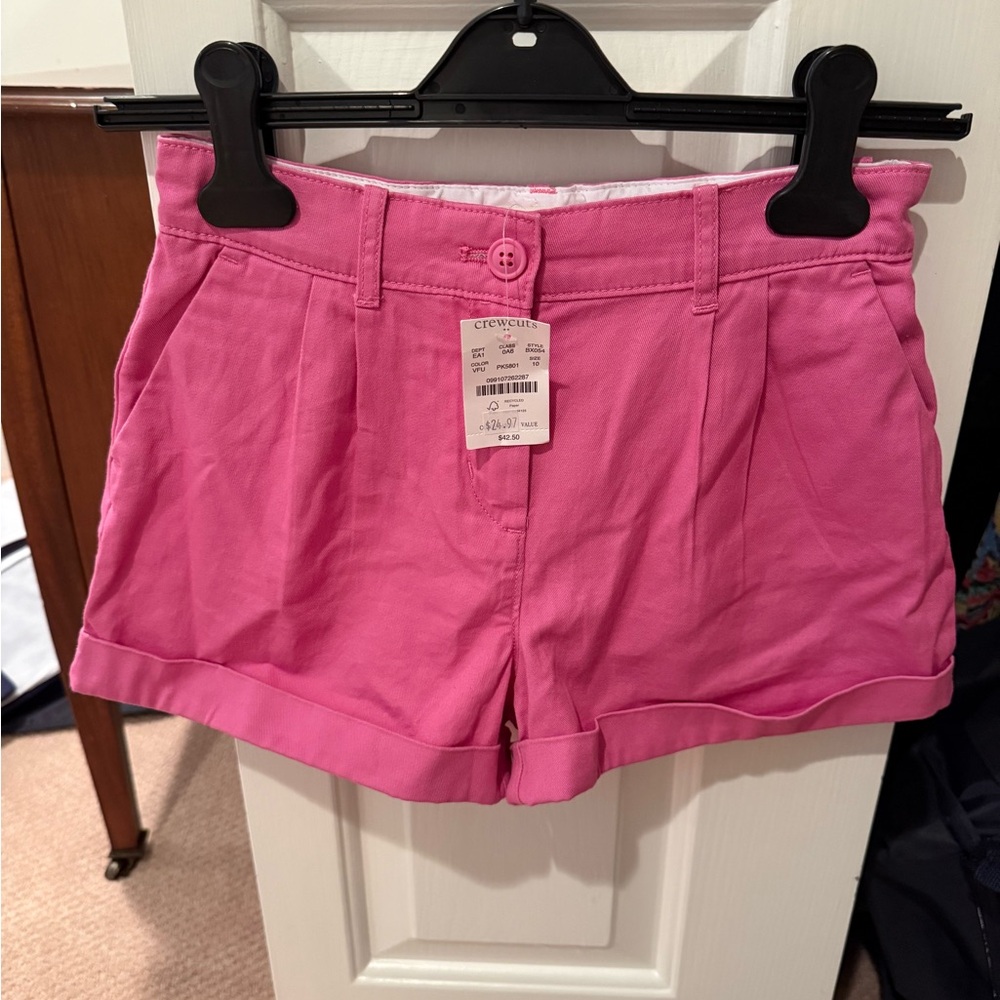 Crewcuts NWT Pink Girls Shorts